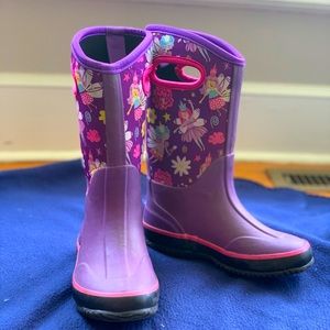Girls Purple Fairy Rainboots